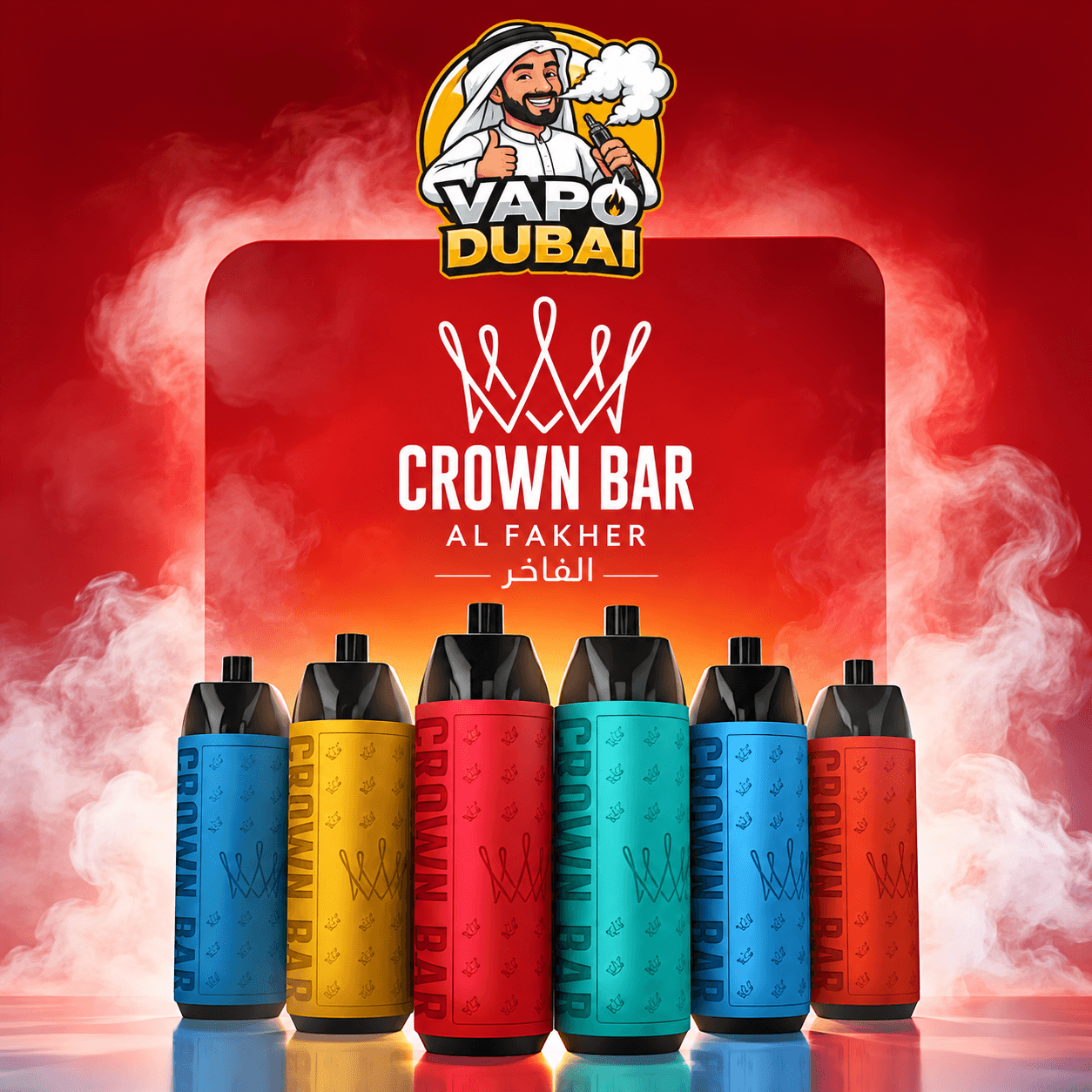 Al Fakher Crown Bar 8000 Puffs disposable vape product